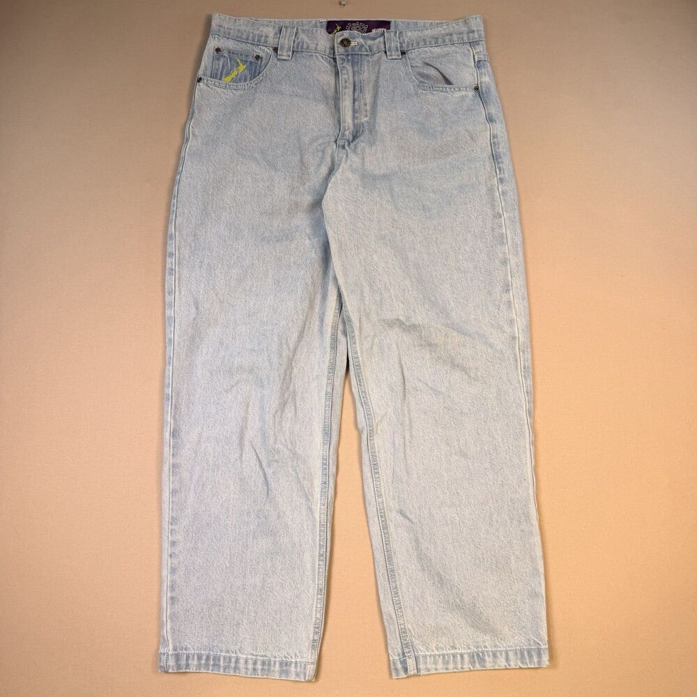 ADWYSD Always Do What You Should Do Baggy Jeans XL Light Wash Skate Denim EUC